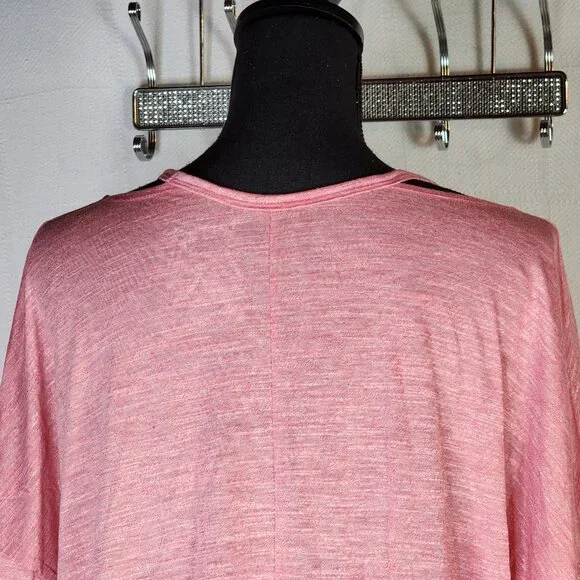 Terra and Sky Rose Dust Poly Rayon Cardi Lgth Fashion Tee Generous Fit Sz 0X 14W - Picture 15 of 16